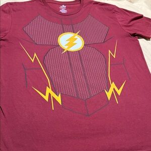 DC Comics Red Flash Logo Short Sleeve Tee